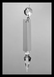 Prisme en Cristal Lisse avec Octogone 