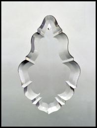 Plaquette en Cristal Double Biseaux N° 506