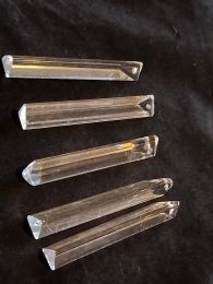 Lot de 5 pendants cristal