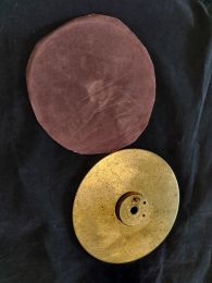 Piètement lampe Terzani doré