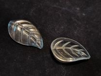 Feuilles en verre, 2 pièces