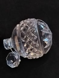 Boule fantaisie en verre taillé