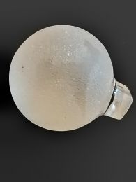 Boule en verre acidé à tenon 25mm