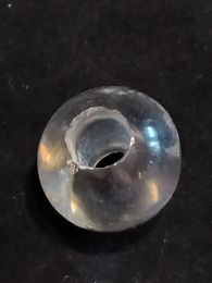 centre de lampe, enfilage en verre