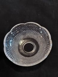 Coupelle en verre taillé 4 trous