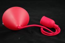 Suspension silicone avec câble rouge