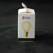 Ampoule sphérique satinée E14, led 4W