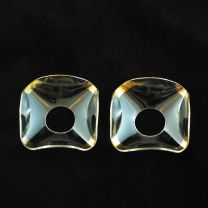 Lot 2 coupelles en verre N°34